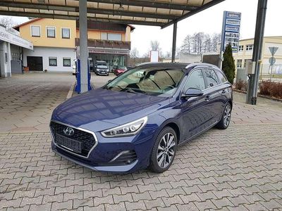 Stellar blue / met Gebraucht 2020 Hyundai i30 Premium Kombi | 17.290 € (Fairer Preis)