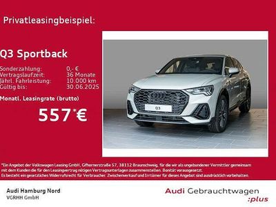 Gebraucht Audi Q3 Sportback S-Line 150 PS (110 kW) 2024 Tausilber metallic SUV