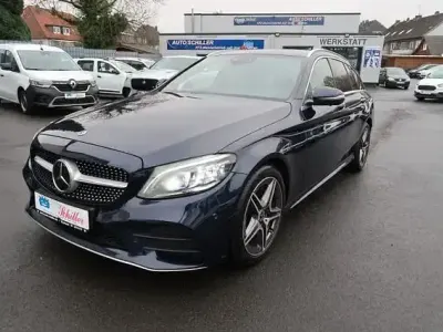 Brugt Mercedes C220 AMG 194 HK (142 kW) 2021 Blå Stationcar
