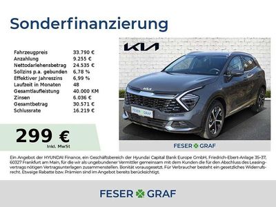 Gebraucht Kia Sportage 150 PS (110 kW) 2024 Pentametal grau SUV