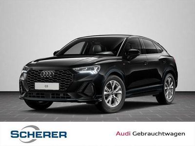 Mythosschwarz metallic (metallic) Gebraucht 2025 Audi Q3 Sportback Ambiente SUV | 39.880 € (Guter Preis)