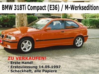 gebraucht BMW 318 Compact ti E36 orig. M-Werksedition 05.1997 rot