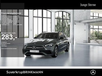 Usata Mercedes C300e AMG 204 CV (150 kW) 2022 Grigio Station wagon