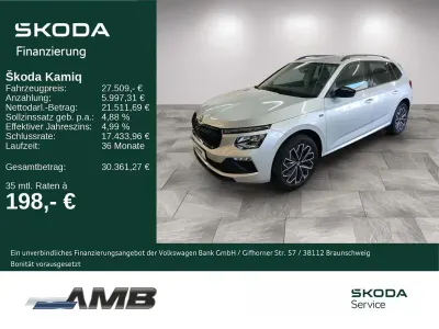 Gebraucht Skoda Kamiq Tour 150 PS (110 kW) 2025 Silber SUV