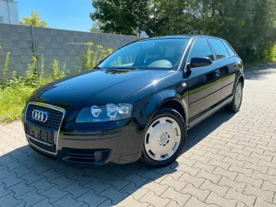Gebraucht Audi A3 Attraction 105 PS (77 kW) 2007 Schwarz Kleinwagen