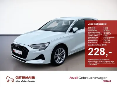 Gebraucht Audi A3 Advanced 150 PS (110 kW) 2025 Gletscherweiß Limousine
