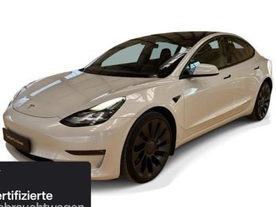 Gebraucht Tesla Model 3 Performance 377 kW (513 PS) 2021 Weiß Limousine