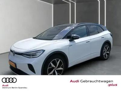 Gebraucht VW ID.4 GTX 219 kW (299 PS) 2023 Gletscherweiß metallic schwarz SUV