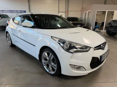 Brugt Hyundai Veloster Style 140 HK (102 kW) 2014 Hvid Hatchback