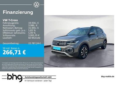 Gebraucht VW T-Cross United 110 PS (80 kW) 2021 Grau SUV