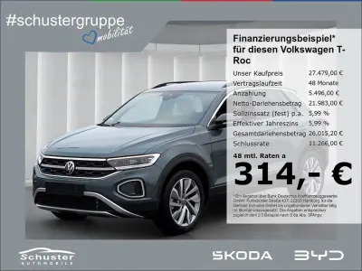 Gebraucht VW T-Roc Move 150 PS (110 kW) 2024 Petroleum blue metallic SUV