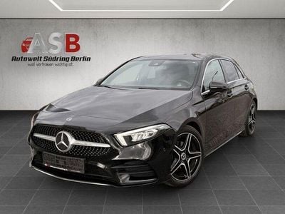 Usata Mercedes A180 AMG line 136 CV (100 kW) 2019 Nero Berlina