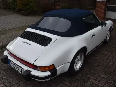 Gebraucht Porsche 911 218 PS (160 kW) 1988 Weiß Cabrio