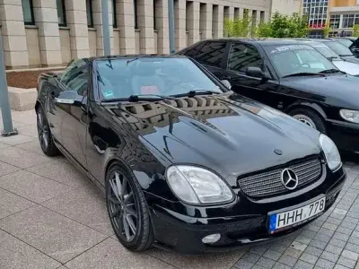 Gebraucht Mercedes SLK200 Edition 163 PS (119 kW) 2002 Schwarz Cabrio
