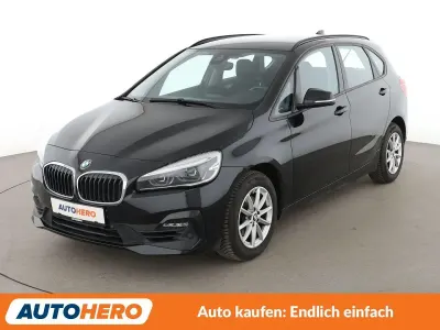Gebraucht BMW 218 Active Tourer Advantage 140 PS (102 kW) 2019 Schwarz ii/bonnet fluid black Van / Kleinbus