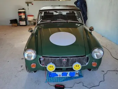 Usata MG Midget 69 CV (50 kW) 1965 Verde Cabrio
