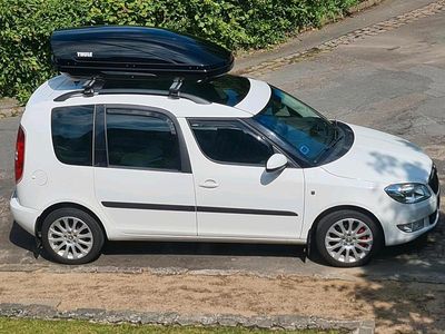 Gebraucht Skoda Roomster 105 PS (77 kW) 2014 Weiß Van / Kleinbus