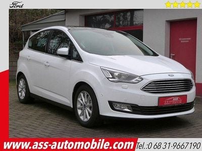 Weiß Gebraucht 2017 Ford C-MAX Titanium Van / Kleinbus | 15.490 € (Fairer Preis)