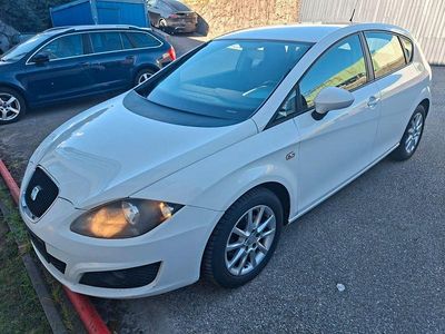 Gebraucht Seat Leon Style 105 PS (77 kW) 2009 Weiß Kleinwagen