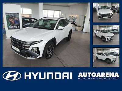 Atlas white / sol Gebraucht 2025 Hyundai Tucson Prime SUV | 31.975 € (Fairer Preis)
