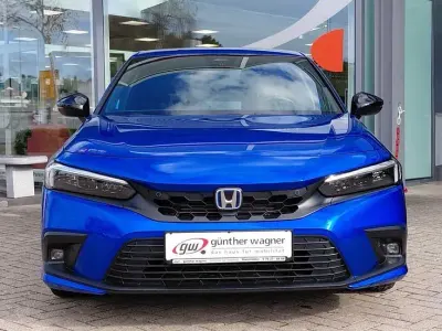 Gebraucht Honda Civic Hybrid 143 PS (105 kW) 2022 Premium crystal blue m. Limousine