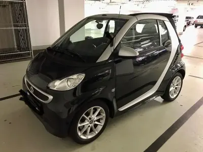 Gebraucht Smart ForTwo Cabrio Passion 71 PS (52 kW) 2012 Schwarz Cabrio