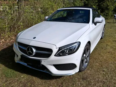 Gebraucht Mercedes C180 AMG line 156 PS (114 kW) 2017 Weiß Cabrio