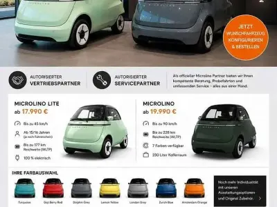 Neu Micro Microlino 11 kW (16 PS) 2026 Other Kleinwagen