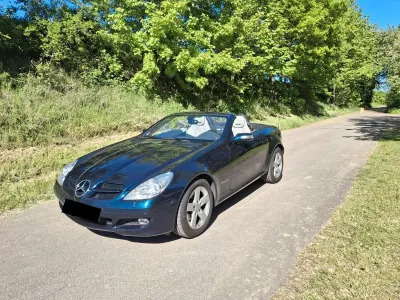 Brugt Mercedes SLK200 163 HK (119 kW) 2005 Blå Cabriolet