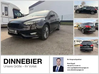 Brugt Ford Focus ST-Line 182 HK (133 kW) 2018 Sort Stationcar