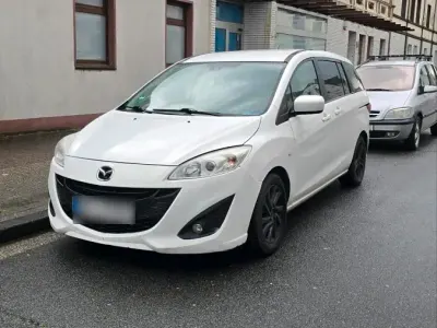 Gebraucht Mazda 5 116 PS (85 kW) 2011 Weiß Van / Kleinbus