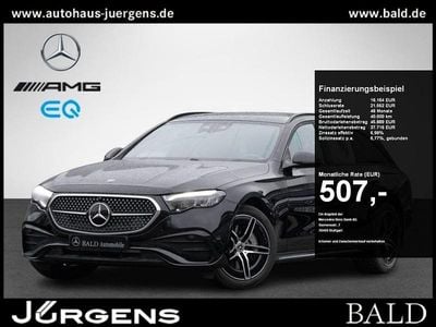 Schwarz obsidianschwarz metall Gebraucht 2024 Mercedes E300 AMG Kombi | 53.880 € (Fairer Preis)
