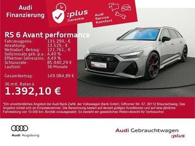 Nardograu Gebraucht 2025 Audi RS6 Performance Kombi | 129.580 € (Guter Preis)