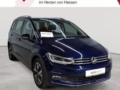 Usata VW Touran Highline 150 CV (110 kW) 2020 Blu Monovolume
