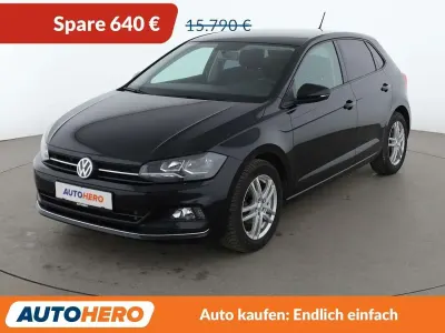 Gebraucht VW Polo Highline 95 PS (69 kW) 2020 Schwarz Kleinwagen