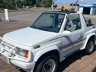 Gebraucht Suzuki Vitara 82 PS (60 kW) 1991 Weiß Cabrio