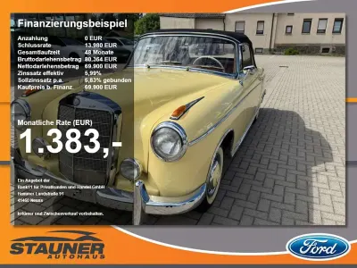 Gebraucht Mercedes 220 101 PS (74 kW) 1957 Beige Cabrio