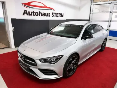 Gebraucht Mercedes CLA180 Shooting Brake AMG line 136 PS (100 kW) 2021 Silber Kombi