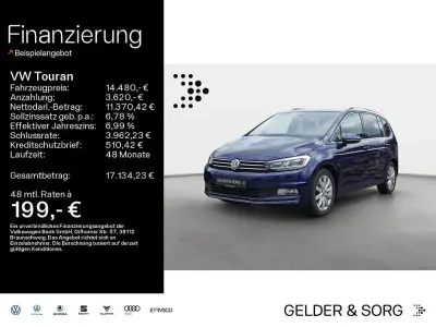 Gebraucht VW Touran Highline 150 PS (110 kW) 2016 Blau Van / Kleinbus