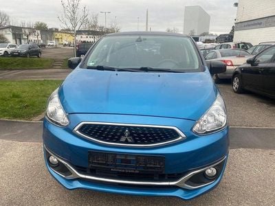 Gebraucht Mitsubishi Space Star 80 PS (58 kW) 2017 Blau Kleinwagen