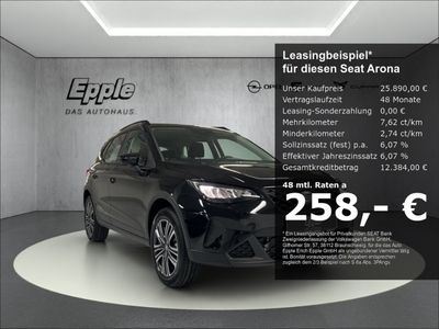 gebraucht Seat Arona Style Edition 1.0 TSI 81 kW (110 PS) 7-Gang-DSG Navi Sitzheizung