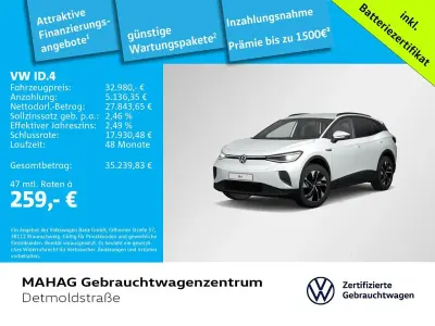 Gebraucht VW ID.4 Pure 125 kW (170 PS) 2023 Gletscherweiß metallic SUV