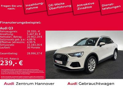T9 ibisweiß (metallic) Gebraucht 2022 Audi Q3 SUV | 25.990 € (Superpreis)