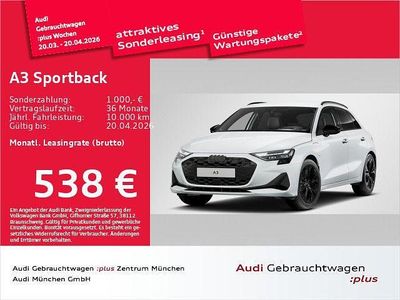 Gebraucht Audi A3 Performance 204 PS (150 kW) 2025 Gletscherweiß metallic Limousine