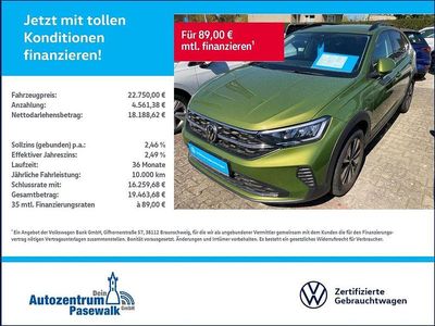 Brugt VW Taigo Move 116 HK (85 kW) 2024 Grøn SUV