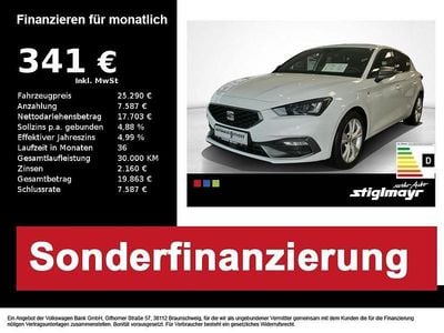 Gebraucht Seat Leon FR-Line 150 PS (110 kW) 2025 Nevada weiss Limousine