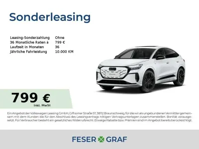 Neu Audi Q4 Sportback e-tron Performance 250 kW (340 PS) 2026 Gletscherweiß SUV