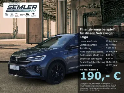 Gebraucht VW Taigo R-line 110 PS (80 kW) 2022 Grau SUV