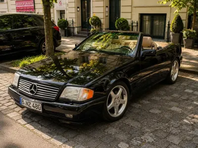 Second-hand Mercedes SL320 231 CP (169 kW) 1993 Negru Cabrio