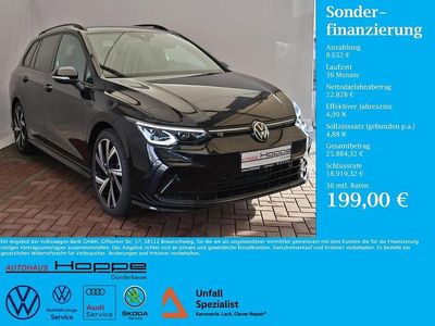 Gebraucht VW Golf VIII R-line 131 PS (96 kW) 2024 Schwarz Kombi